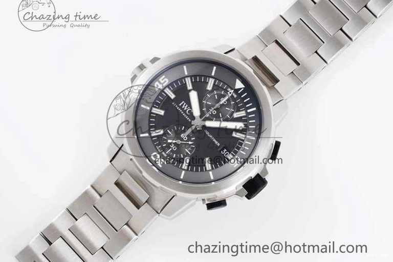 MIROTIME 0205 EasyCare Aquatimer Chrono SS V6SF 1:1 Best Edition Gray Dial on SS Bracelet A 7035